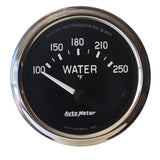 Autometer Cobra 2 1/16in 100-250 Def F Electric Water Temp Gauge - 201015