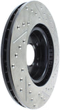StopTech 02-06 Acura RSX Type S / 06-09 Honda Civic Si Slotted & Drilled Right Front Rotor - 127.40057R