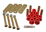 Energy Suspension Ford Heavy Duty Shackle Set - Red - 4.2136R
