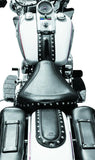 Mustang 04-21 Harley Sportster 4.5 Wide Touring Solo Seat w/Driver Backrest - Black - 79429