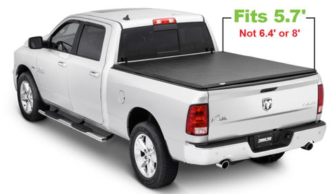 Tonno Pro 09-17 Dodge RAM 1500 5.7ft Fleetside Hard Fold Tonneau Cover - HF-251