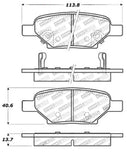 StopTech Street Touring Brake Pads - 308.10330