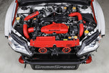 GrimmSpeed 2008-2014 Subaru WRX Front Mount Intercooler Kit Black Core / Red Pipe - 090251