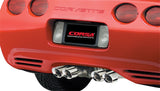 Corsa 1997-2004 Chevrolet Corvette C5 Z06 5.7L V8 Polished Xtreme Axle-Back Exhaust - 14961