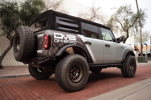 DV8 Offroad 21-22 Ford Bronco OE Plus Series Side Steps - SRBR-02