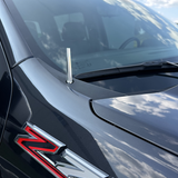 Wehrli 07.5-19 Chevrolet 6.6L Duramax Billet TIG Torch Stubby Antenna - Flat Black - WCF100041-FB