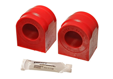 Energy Suspension 04-06 Ford F100/F150 2wd 34mm Red Front Sway Bar Bushing Set - 4.5185R