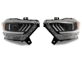 Raxiom 15-17 Ford Mustang GT350 GT500 LED Projector Headlights- Blk Housing (Clear Lens) - 407613