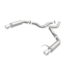 MagnaFlow Axle Back, SS, 3in, Competition, Dual Split Polished 4.5in Tip 2015 Ford Mustang GT V8 5.0 - 19103