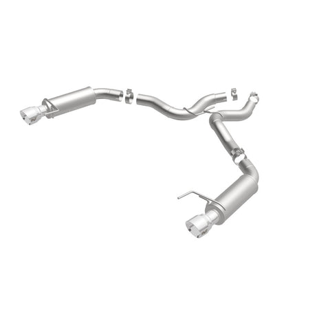 MagnaFlow Axle Back, SS, 3in, Competition, Dual Split Polished 4.5in Tip 2015 Ford Mustang GT V8 5.0 - 19103