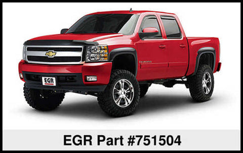 EGR 07-13 Chev Silverado 6-8ft Bed Rugged Look Fender Flares - Set (751504) - 751504