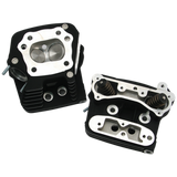 S&S Cycle 84-99 BT Performance Replacement Low Compression 82cc Cylinder Heads - Wrinkle Black - 106-4570