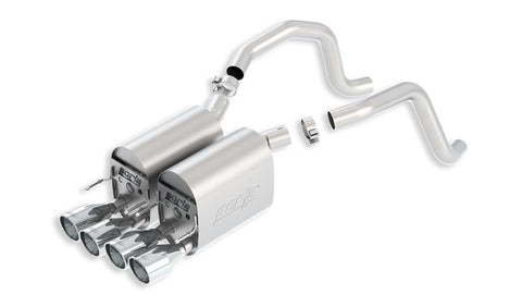 Borla 05-08 Corvette Coupe/Conv 6.0L/6.2L 8cyl 6spd RWD Touring SS Exhaust (rear section only) - 11814