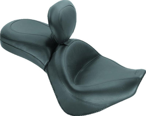 Mustang 10-13 Honda VT1300C Sabre, 10-16 Stateline, 10-15 Interstate Touring 1PC Seat - Black - 79617