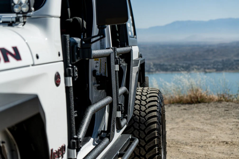 Body Armor 4x4 2018+ Jeep Wrangler JL Gladiator JT Tube Doors Front Pair - JL-6154