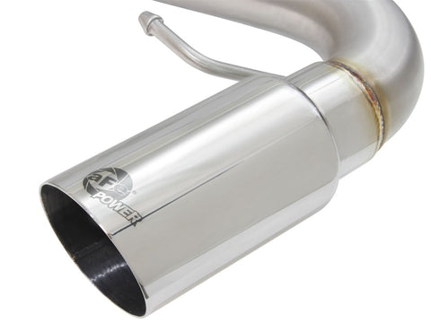 aFe MACHForce XP SS-304 Polish Tip 3.0in-2.5in Dia Cat Back Exhaust 11-13 BMW 335i (E90/E92) 3.0L - 49-36328-P