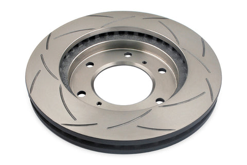 DBA Mitsubishi 07+ Triton ML/MN / 09-14 Challenger PB/PC Front T2 Slotted 4x4 Survival Series Rotor - DBA2208S