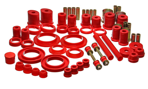 Energy Suspension 99-04 Ford Mustang Red Hyper-flex Master Bushing Set - 4.18121R