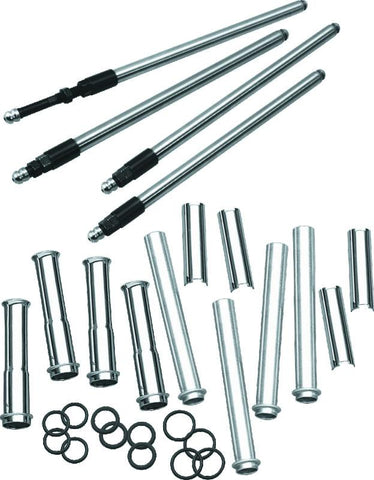 S&S Cycle 1999+ BT Stock Engine Height w/ 4.937in Length Cylinders Adjustable Pushrod Set - 106-6051