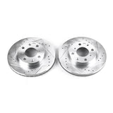 Power Stop 90-00 Honda Civic Front Evolution Drilled & Slotted Rotors - Pair - JBR525XPR