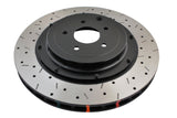 DBA 08-12 Nissan Pathfinder 5.6L Front 5000 Series Drilled & Slotted Ring - 52321.1XS