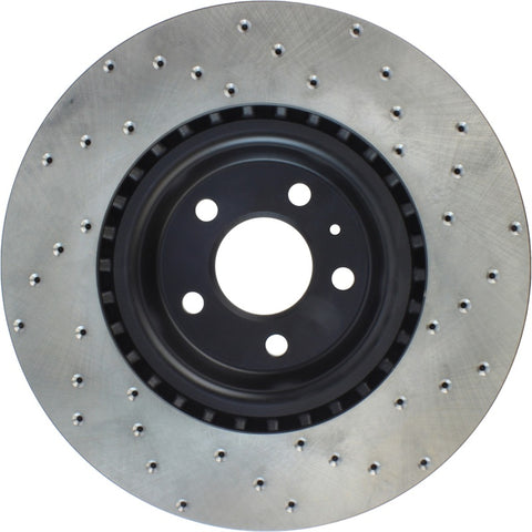 StopTech 12 Audi A6 Quattro/11-12 A7 Quattro/13 Q5/7-11/13 S4/12 S5 Front Right Drilled Cryo Rotor - 128.33138CR