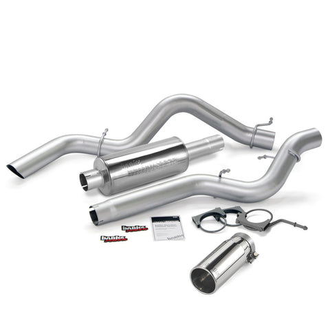 Banks Power 06-07 Chevy 6.6L ECLB Monster Exhaust System - SS Single Exhaust w/ Chrome Tip - 48940