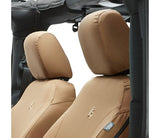 Bestop 07-12 Jeep Wrangler JK Front Seat Covers (Tan) - 29280-04