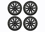 Ford Racing 15-16 Mustang GT 19X9 and 19X9.5 Wheel Set with TPMS Kit - Matte Black - M-1007K-M19XB