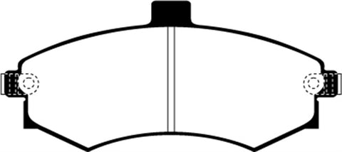 EBC 02-06 Hyundai Elantra 2.0 Greenstuff Front Brake Pads - DP21670