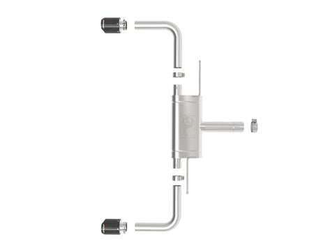 aFe MACHForce XP Exhausts Axle-Back 21-24 BMW 228i 2.0T (SS w/ Carbon Tips) - 49-36355-C