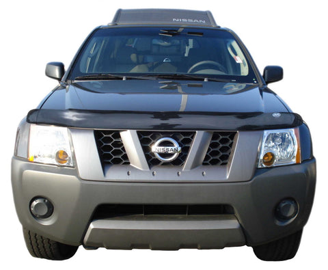 AVS 05-16 Nissan Xterra High Profile Bugflector II Hood Shield - Smoke - 24557