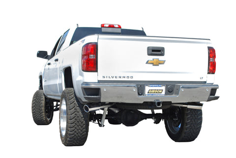 Gibson 14-18 GMC Sierra 1500 Denali 6.2L 3.5in/2.25in Cat-Back Dual Extreme Exhaust - Stainless - 65671