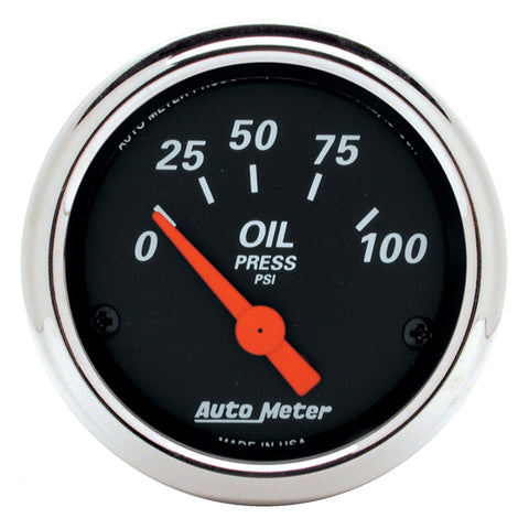 Autometer Designer Black 70-81 Firebird Dash Kit 6pc Tach / MPH / Fuel / Oil / WTMP / Volt - 7028-DB