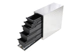 Dee Zee Universal Tool Box - Wheel Well Box With Drawers (Aluminum) - DZ95DA