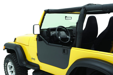 Bestop 76-86 Jeep Cj7 / 87-95 Wrangler YJ / 97-06 Wrangler TJ Element Panels (Black) - 51792-01
