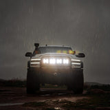 KC HiLiTES SlimLite 8in. LED Light Shield SAE Driving (Shield Only) - Clear - 5209