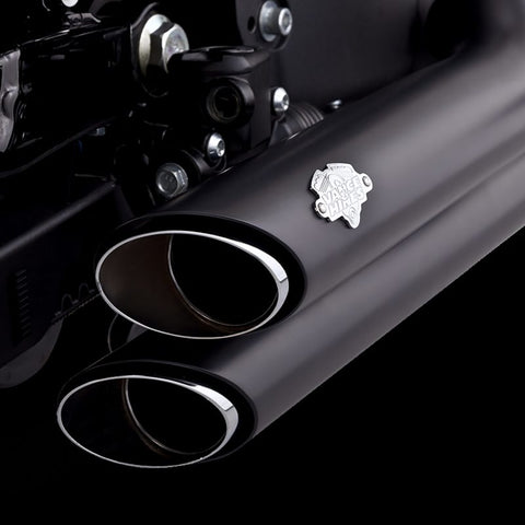 Vance & Hines HD 18-22 Fatboy/Blackout Shortshots Staggered PCX Full System Exhaust - 47335