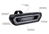 Rigid Industries Chase Tail Light Kit w/ Mounting Bracket - Amber - 90122
