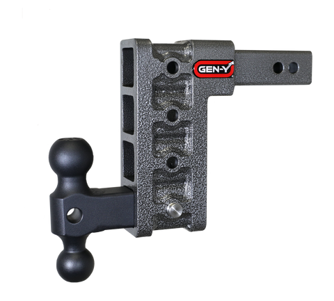 Gen-Y Mega Duty 2in Shank 7.5in Drop 1.5K TW 10K Hitch w/GH-031 Dual-Ball - GH-314