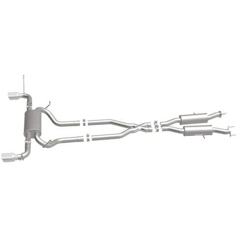 MagnaFlow Cat-Back SS 2.5in Dual Split Rear 4in Black Tip 11-16 Jeep Grand Cherokee 5.7L V8/3.6L V6 - 19216
