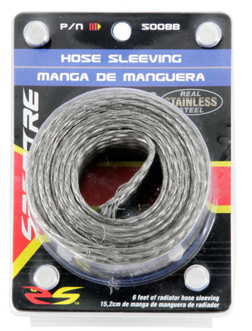 Spectre MagnaBraid Medium 304SS Braided Radiator Hose Sleeve - 6ft. (Will Cover 4ft. Of Hose) - 5008B