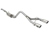 aFe Rebel Series CB 2.5in Dual Center Exit SS Exhaust w/ Polish Tip 07-15 Jeep Wrangler 3.6L/3.8L V6 - 49-48056-P