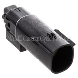NAMZ 07-23 V-Twin XL 1200 & 883 Models Molex MX-150 4-Position Male Connector - Blk (HD 72175-07BK) - NM-33482-4001