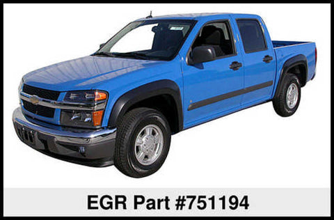 EGR 04-12 Chevy Colorado/GMC Canyon Rugged Look Fender Flares - Set (751194) - 751194