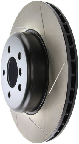 StopTech Sport 14-15 BMW 435i Rear Left Slotted Brake Rotor - 126.34147SL