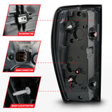 ANZO 19-23 GMC Sierra 1500/2500HD/3500HD Smoke Black Replacement Full LED Bar Tail Light - 311460