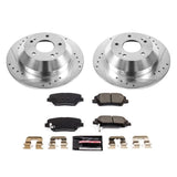 Power Stop 10-18 Hyundai Santa Fe Rear Z23 Evolution Sport Brake Kit - K7507