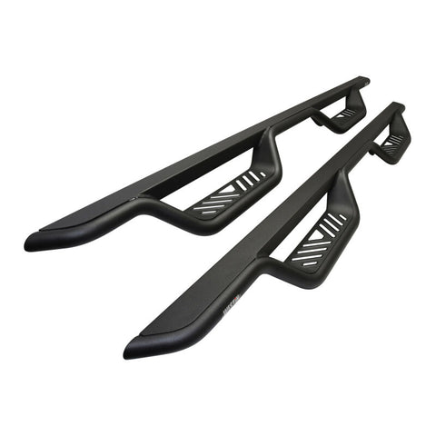Westin 14-18 Chevrolet Silverado/GMC Sierra Crew Cab Outlaw Nerf Step Bars (Excl. Diesel) -Text. Blk - 20-13725