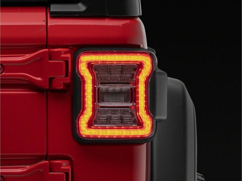 Raxiom 18-26 Jeep Wrangler JL LED Tail Lights- Clear Housing- Clear Lens - J181426